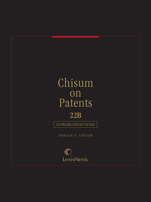 cover image of Chisum on Patents